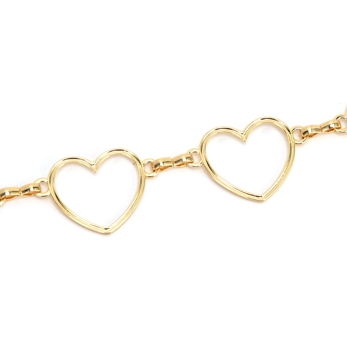 Waist Chain Belt Metal Shiny Rhinestones Golden Love No Allergies All Match Gold Chain Belt for Shorts Suits Shirts Dresses