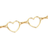 Waist Chain Belt Metal Shiny Rhinestones Golden Love No Allergies All Match Gold Chain Belt for Shorts Suits Shirts Dresses - Extra Image