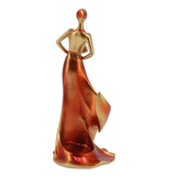 Wine Rack Modern Girl Figurine Ornaments Wine Holder for Living Room Porch Cabinet - Top-Down View