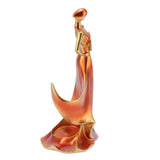 Wine Rack Modern Girl Figurine Ornaments Wine Holder for Living Room Porch Cabinet - 45-Degree Angle