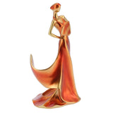 Wine Rack Modern Girl Figurine Ornaments Wine Holder for Living Room Porch Cabinet