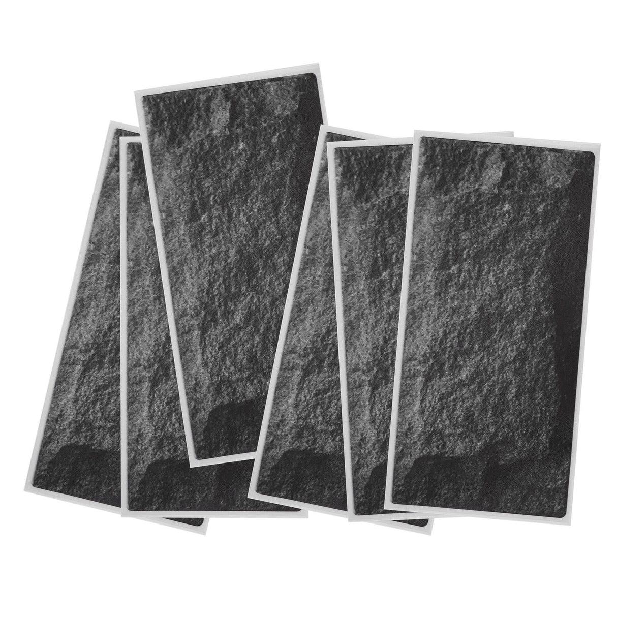 6Pcs Matte Wall Sticker Waterproof Self‑Adhesive Non‑Slip Floor Sticker for Home Use