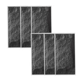6Pcs Matte Wall Sticker Waterproof Self‑Adhesive Non‑Slip Floor Sticker for Home Use - Low Angle