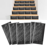 6Pcs Matte Wall Sticker Waterproof Self‑Adhesive Non‑Slip Floor Sticker for Home Use