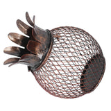 Wine Cork Container Iron Pineapple Shaped Wine Bottle Cork Storage Box Ornament for Home Bar Decoration - Extra Image