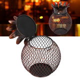 Wine Cork Container Iron Pineapple Shaped Wine Bottle Cork Storage Box Ornament for Home Bar Decoration - Extra Image