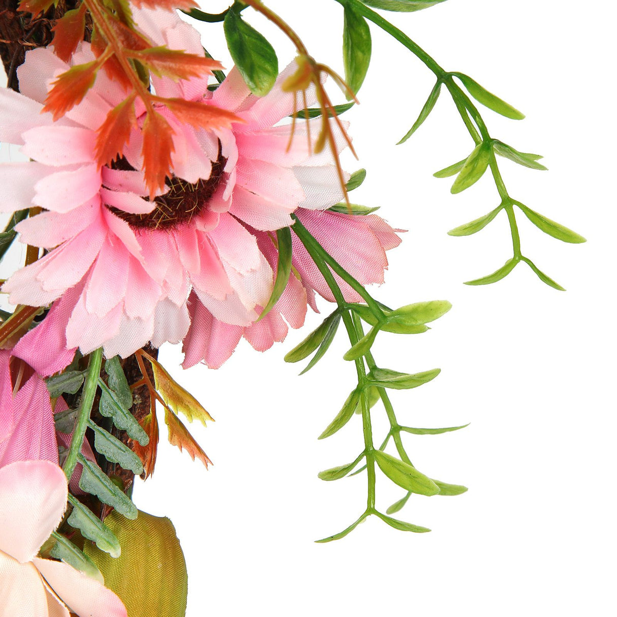 Artificial Flower Wreath Simulation Peony Door Hanging Garland Festivals Party DecorationPink