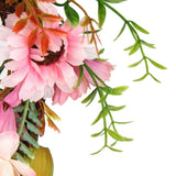 Artificial Flower Wreath Simulation Peony Door Hanging Garland Festivals Party DecorationPink