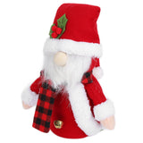 Christmas Decoration Ornaments with Hood Innovative Doll Toy for Home Festival DecorSanta Claus