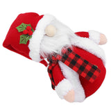 Christmas Decoration Ornaments with Hood Innovative Doll Toy for Home Festival DecorSanta Claus - Extra Image