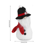 Christmas Decoration Ornaments with Hood Innovative Doll Toy for Home Festival DecorSnowman