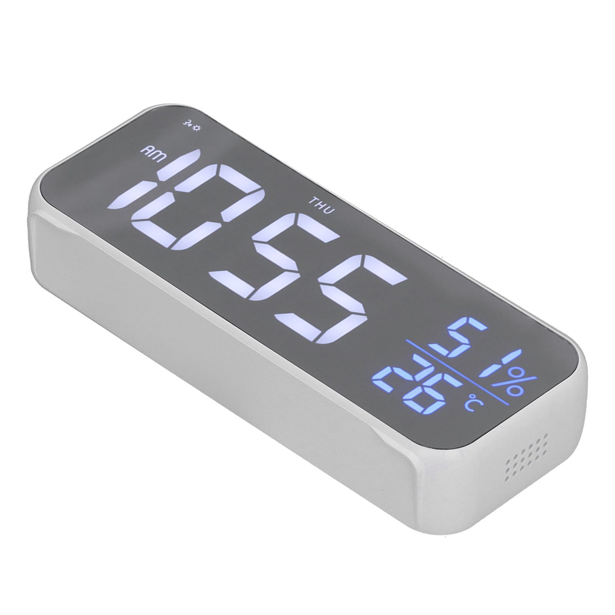 Digital Alarm Clock LED Digital Music Alarm Clock USB Charging Electronic Clock Temperature Display for Home