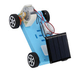 Solar Power Car Toy DIY Kit Educational Toy Science Experimental Toy for Boy Girl Teens - Rear View