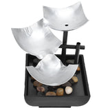 Indoor 3 Tier Relaxing Tabletop Fountain Flowing Water Ornament for Home Office Craft DecorationAU Plug AC220-240V