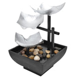 Indoor 3 Tier Relaxing Tabletop Fountain Flowing Water Ornament for Home Office Craft DecorationAU Plug AC220-240V