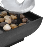 Indoor 3 Tier Relaxing Tabletop Fountain Flowing Water Ornament for Home Office Craft DecorationAU Plug AC220-240V - Extra Image
