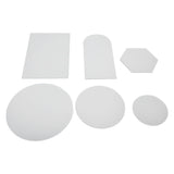 6Pcs Special Shape Mirror Wall Sticker Acrylic Decorative Background Wall Sticker for Home Office