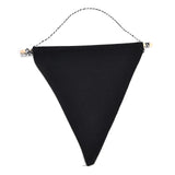 2Pcs Decorative Badge Organizer Wall Hanging Pin Brooch Jewelry Display Banner for Home ShopBlack