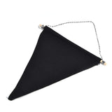 2Pcs Decorative Badge Organizer Wall Hanging Pin Brooch Jewelry Display Banner for Home ShopBlack
