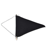 2Pcs Decorative Badge Organizer Wall Hanging Pin Brooch Jewelry Display Banner for Home ShopBlack - Top-Down View