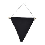 2Pcs Decorative Badge Organizer Wall Hanging Pin Brooch Jewelry Display Banner for Home ShopBlack