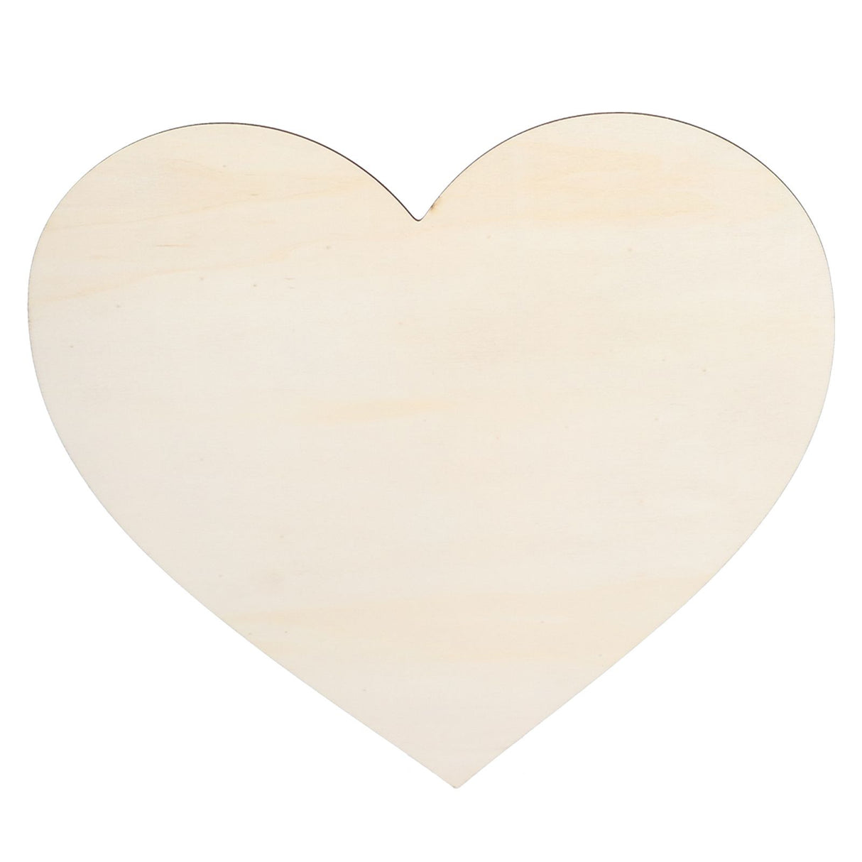 5PCS Christmas Woden Heart DIY Wooden Heart Slice Children Hand Drawn Craft for Family Decoration