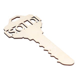 Chinese Style Wooden Key Shaped Pendant DIY Photo Props Window Decorations for Home Outdoor