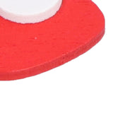 100Pcs Red Wooden HeartShaped Ornament SelfAdhesive DIY Hand Made Home Decoration - Extra Image