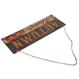 Wooden Door Hanging Plague with Pumpkin Sunflower Pattern for Indoor Outdoor Home DecorationJM00936