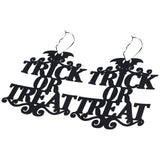 2Set Non Woven Fabric Halloween Hanging Sign Trick Or Treat Hanger for Front Door Party - Extra Image