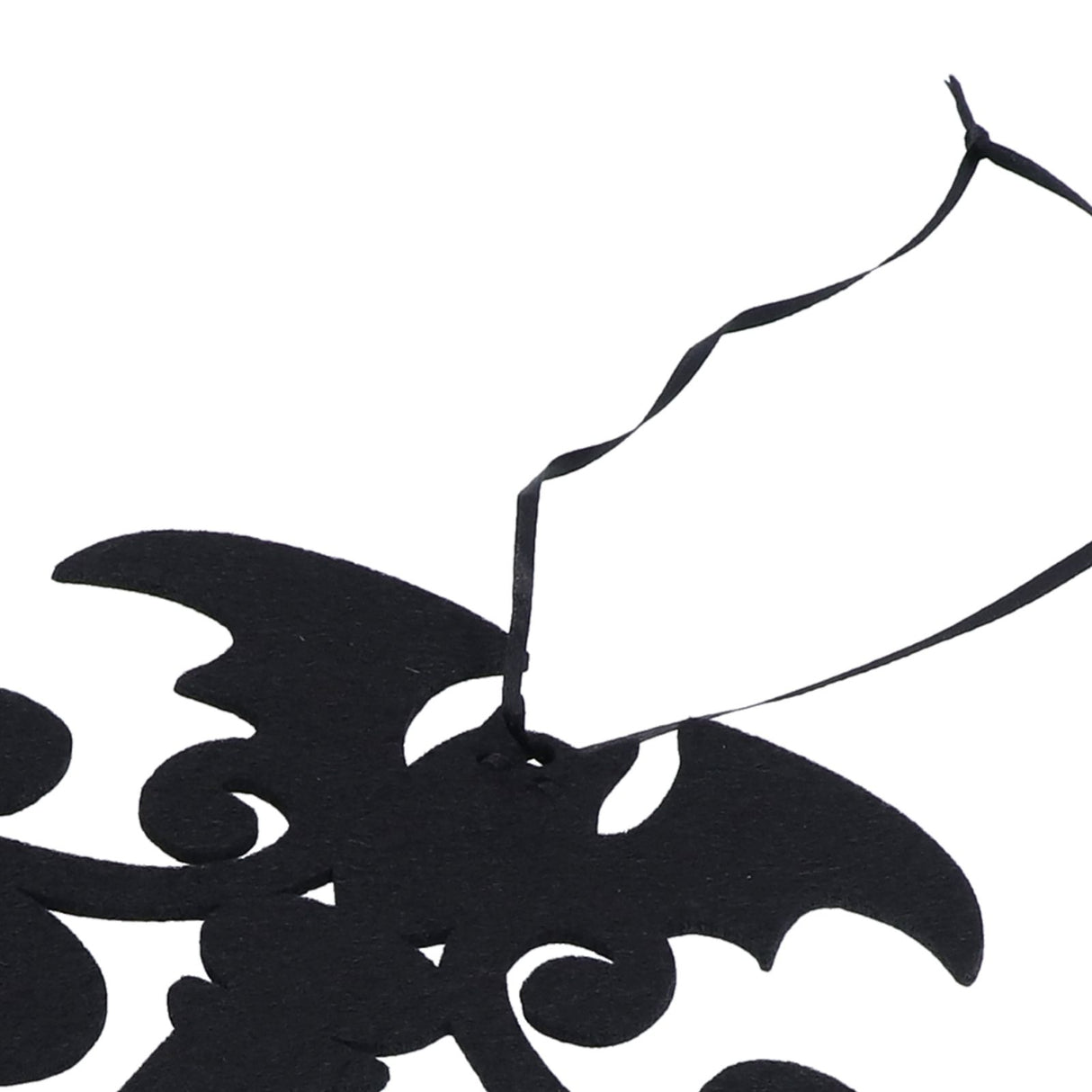 2Set Non Woven Fabric Halloween Hanging Sign Trick Or Treat Hanger for Front Door Party