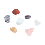 7Pcs Crystal Gemstones Healing Crystal Chakra Balance Stone Set with Storage Bag for Home Office