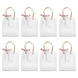 10Pcs Innovative Wedding Candy Box PVC Transparent Handbag for Birthday Party Christmas - Front View