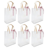 10Pcs Innovative Wedding Candy Box PVC Transparent Handbag for Birthday Party Christmas - Low Angle