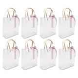 10Pcs Innovative Wedding Candy Box PVC Transparent Handbag for Birthday Party Christmas
