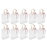 10Pcs Innovative Wedding Candy Box PVC Transparent Handbag for Birthday Party Christmas - Extra Image