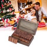 Wooden Rubber Stamp DIY Alphabet Number Symbols Stamp Set with Storage Box for Children - Extra Image