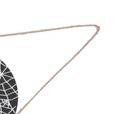 Halloween Spider Web Pattern Wooden Welcome Sign Decorative Hanging Board for Indoor OutdoorWithout Bow