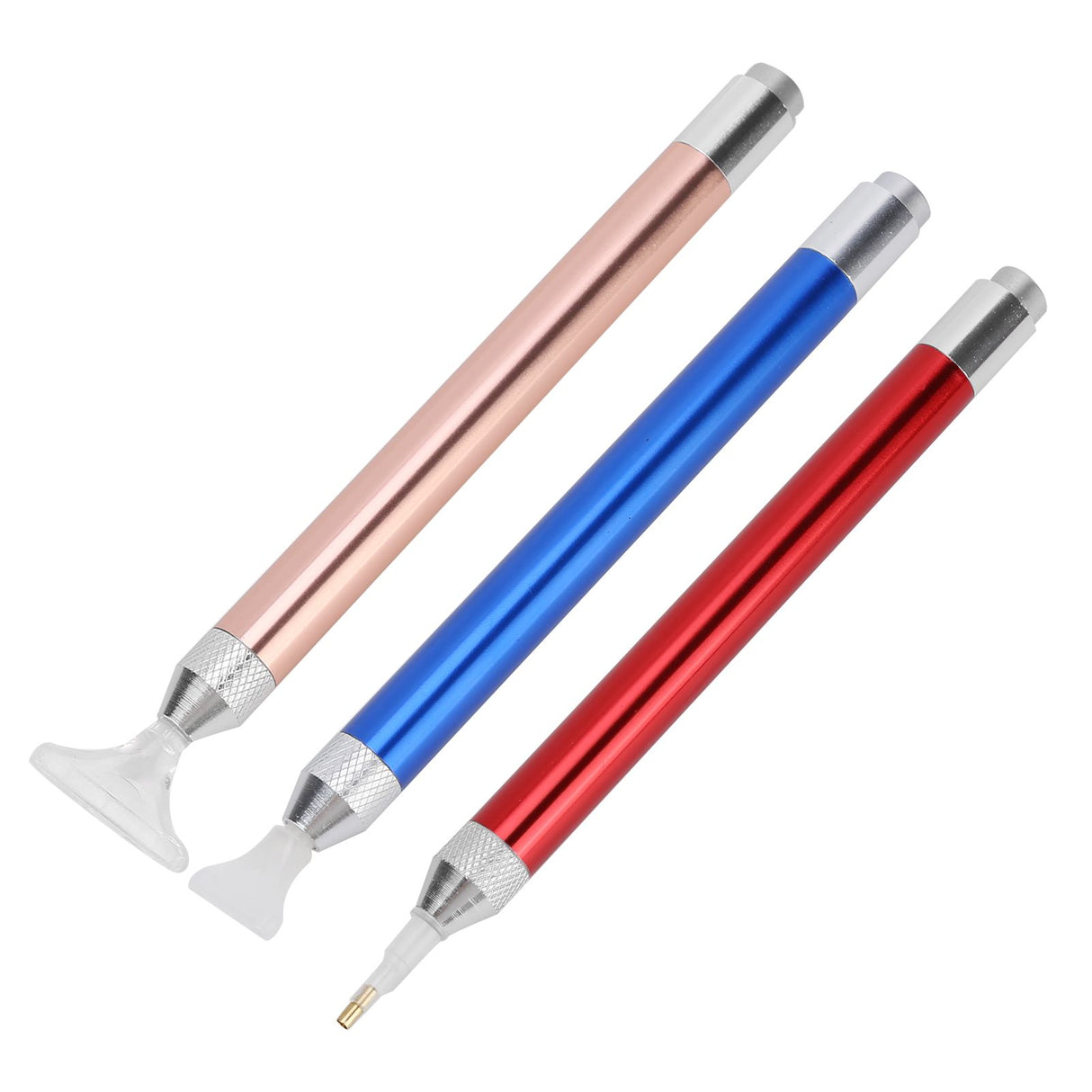 3Set Luminous Diamond Painting Pen with Magnifier for 5D DIY Diamond Art Cross Stitched Embroidery