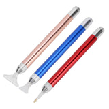 3Set Luminous Diamond Painting Pen with Magnifier for 5D DIY Diamond Art Cross Stitched Embroidery