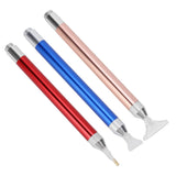 3Set Luminous Diamond Painting Pen with Magnifier for 5D DIY Diamond Art Cross Stitched Embroidery - Rear View