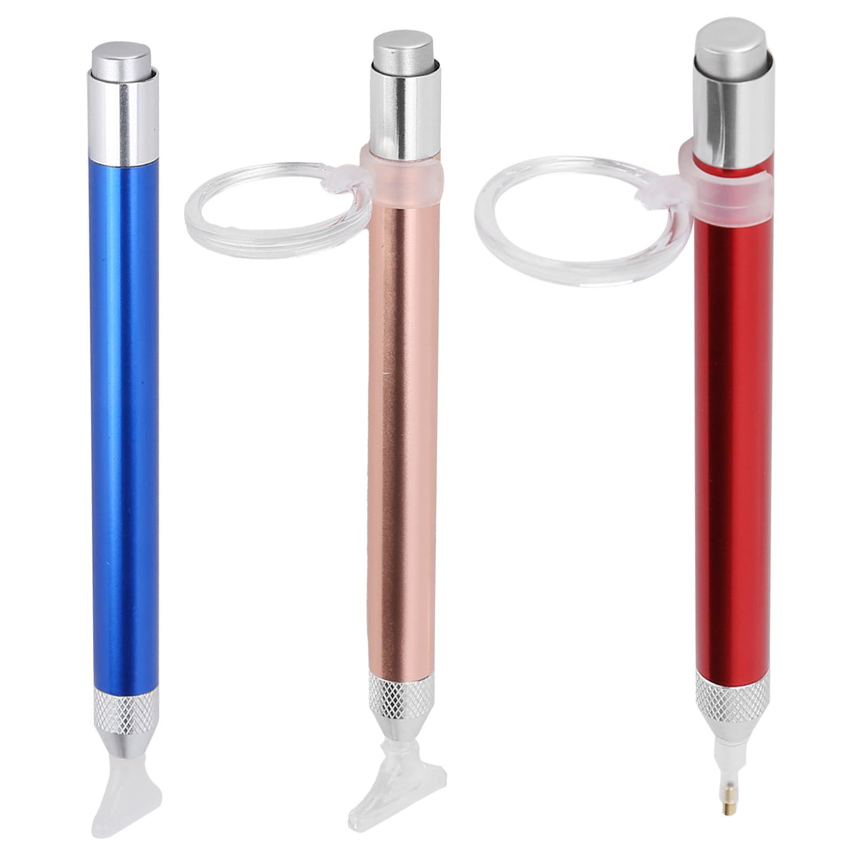 3Set Luminous Diamond Painting Pen with Magnifier for 5D DIY Diamond Art Cross Stitched Embroidery