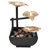 Desktop Flowing Water Ornament Tabletop Fountain for Home Office Feng Shui DecorationAU Plug AC220-240V