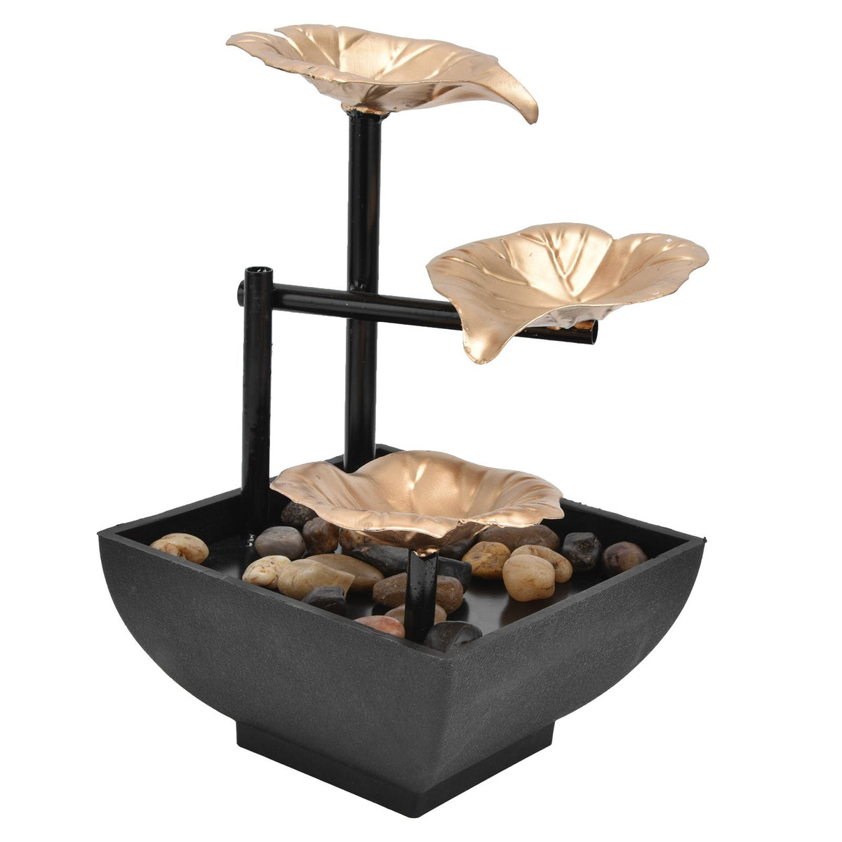 Desktop Flowing Water Ornament Tabletop Fountain for Home Office Feng Shui DecorationAU Plug AC220-240V