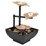 Desktop Flowing Water Ornament Tabletop Fountain for Home Office Feng Shui DecorationAU Plug AC220-240V