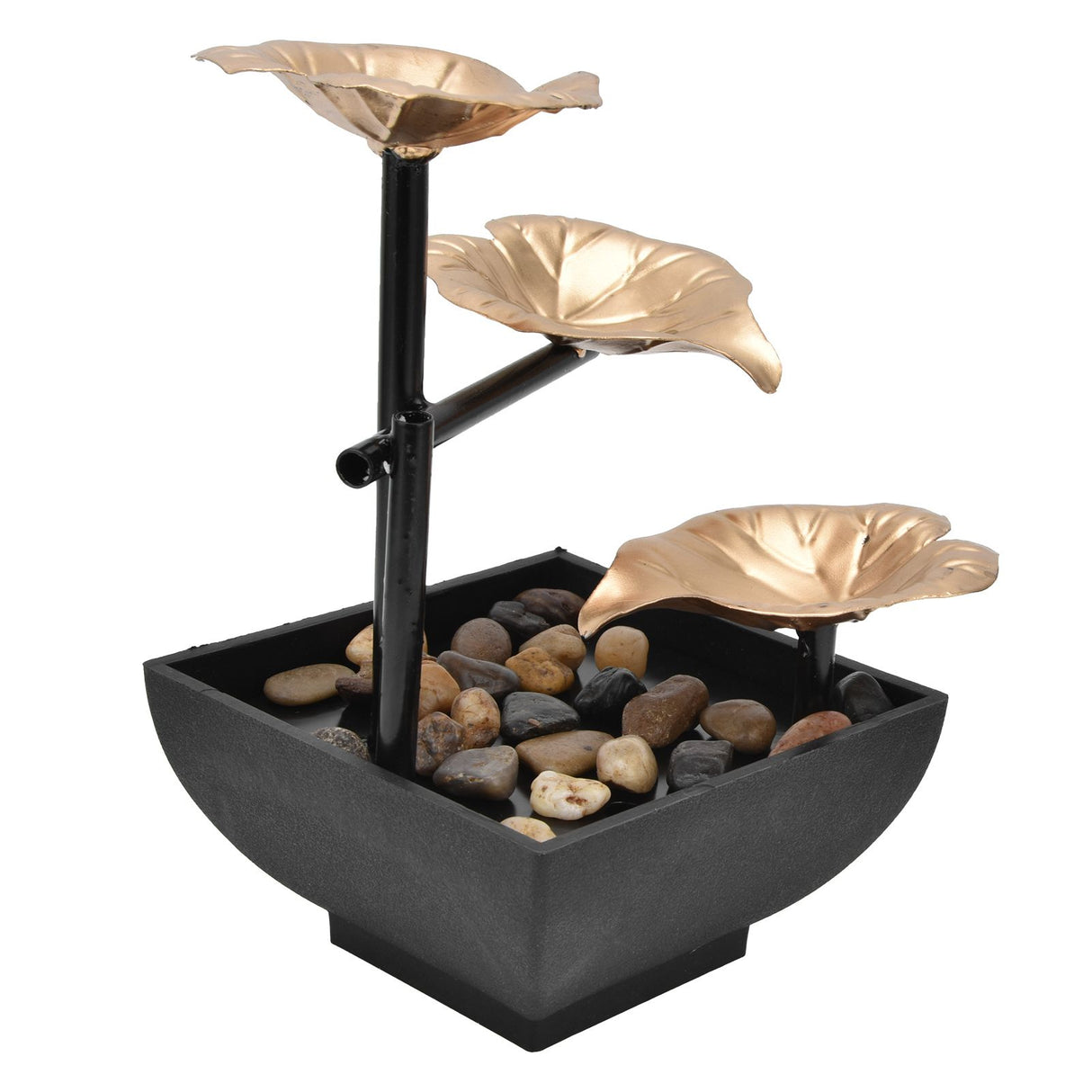 Desktop Flowing Water Ornament Tabletop Fountain for Home Office Feng Shui DecorationAU Plug AC220-240V
