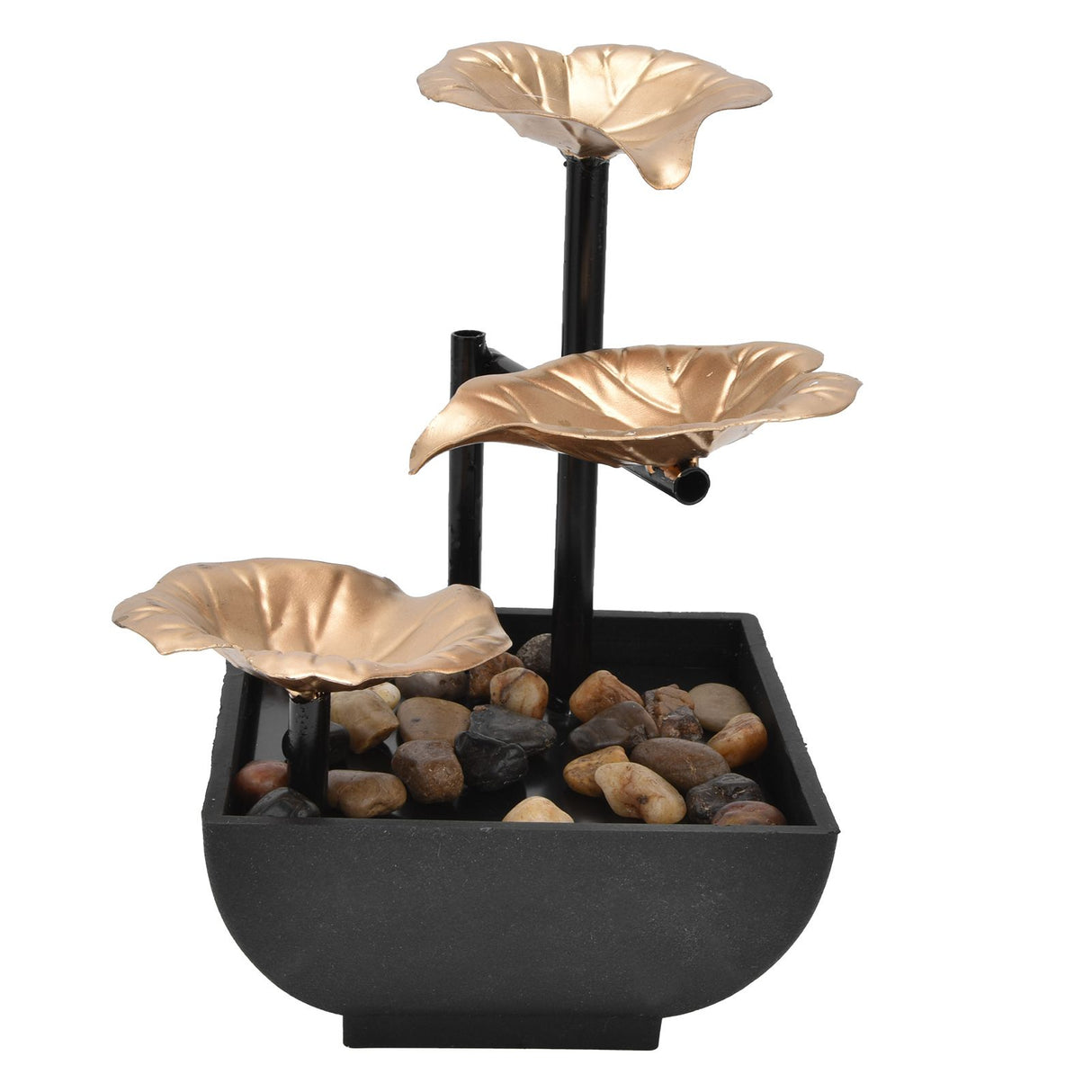 Desktop Flowing Water Ornament Tabletop Fountain for Home Office Feng Shui DecorationAU Plug AC220-240V