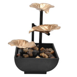Desktop Flowing Water Ornament Tabletop Fountain for Home Office Feng Shui DecorationAU Plug AC220-240V