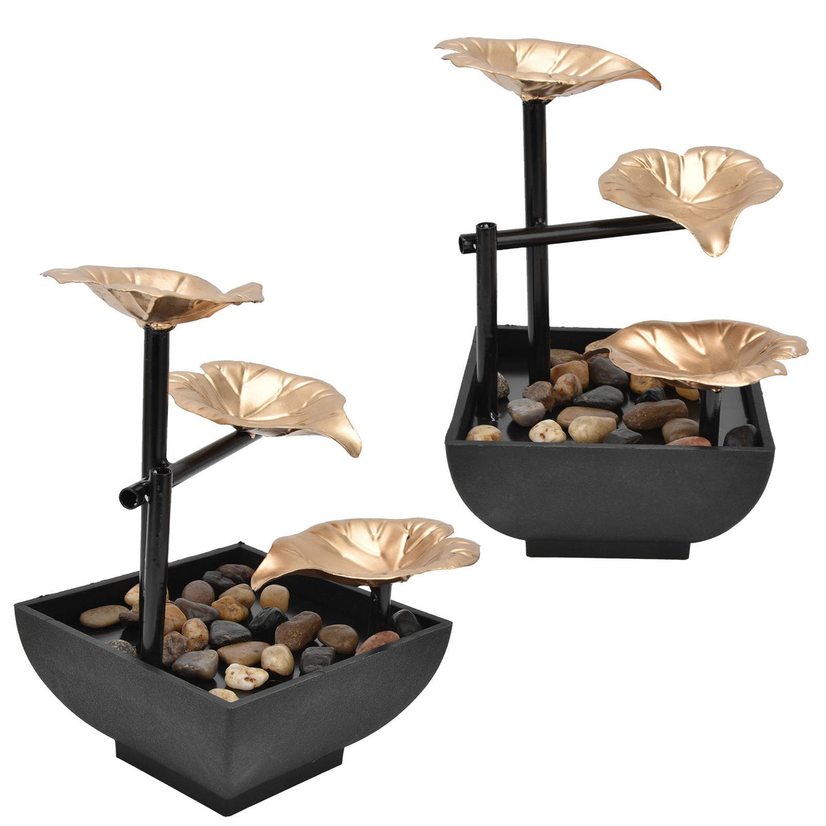 Desktop Flowing Water Ornament Tabletop Fountain for Home Office Feng Shui DecorationAU Plug AC220-240V
