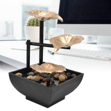 Desktop Flowing Water Ornament Tabletop Fountain for Home Office Feng Shui DecorationAU Plug AC220-240V - Extra Image